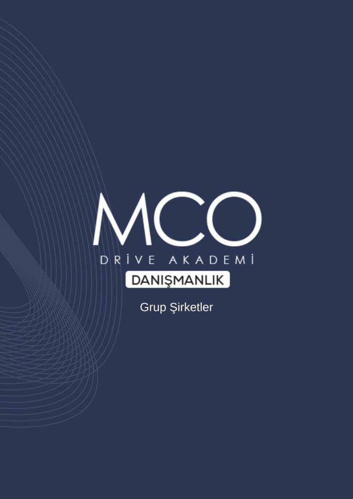 MCO Drive Akademi Tanıtım Kataloğu