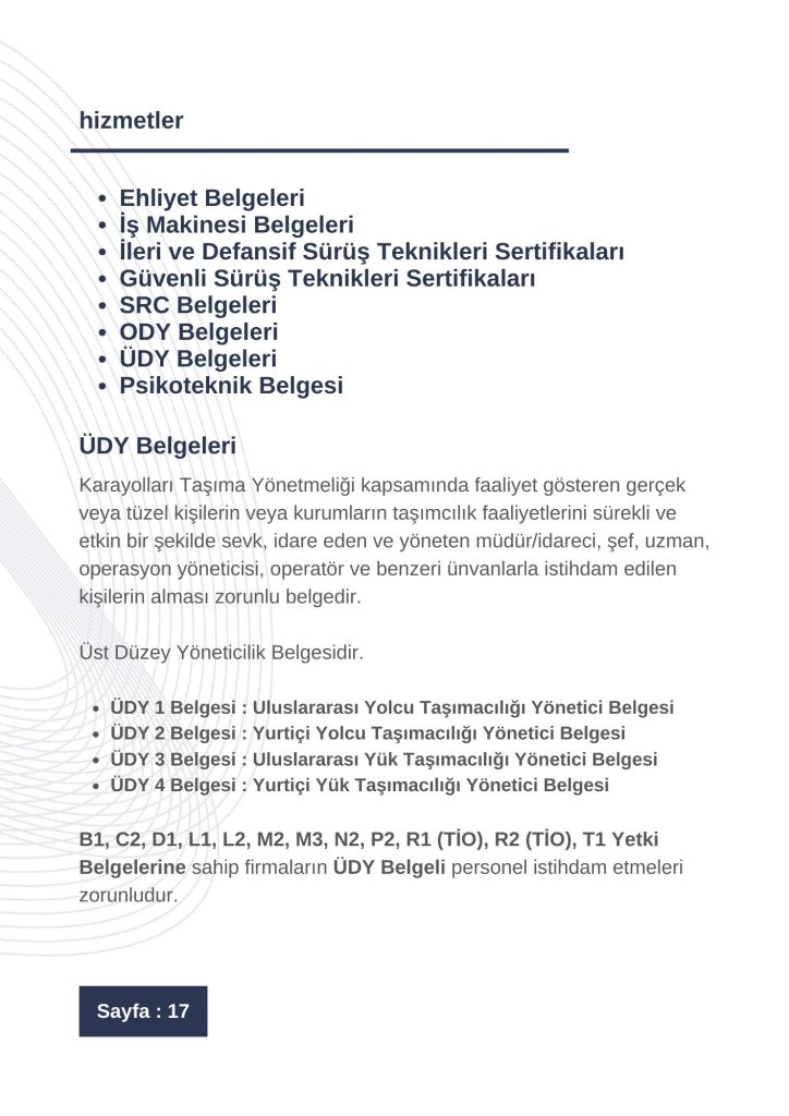 MCO Drive Akademi Tanıtım Kataloğu