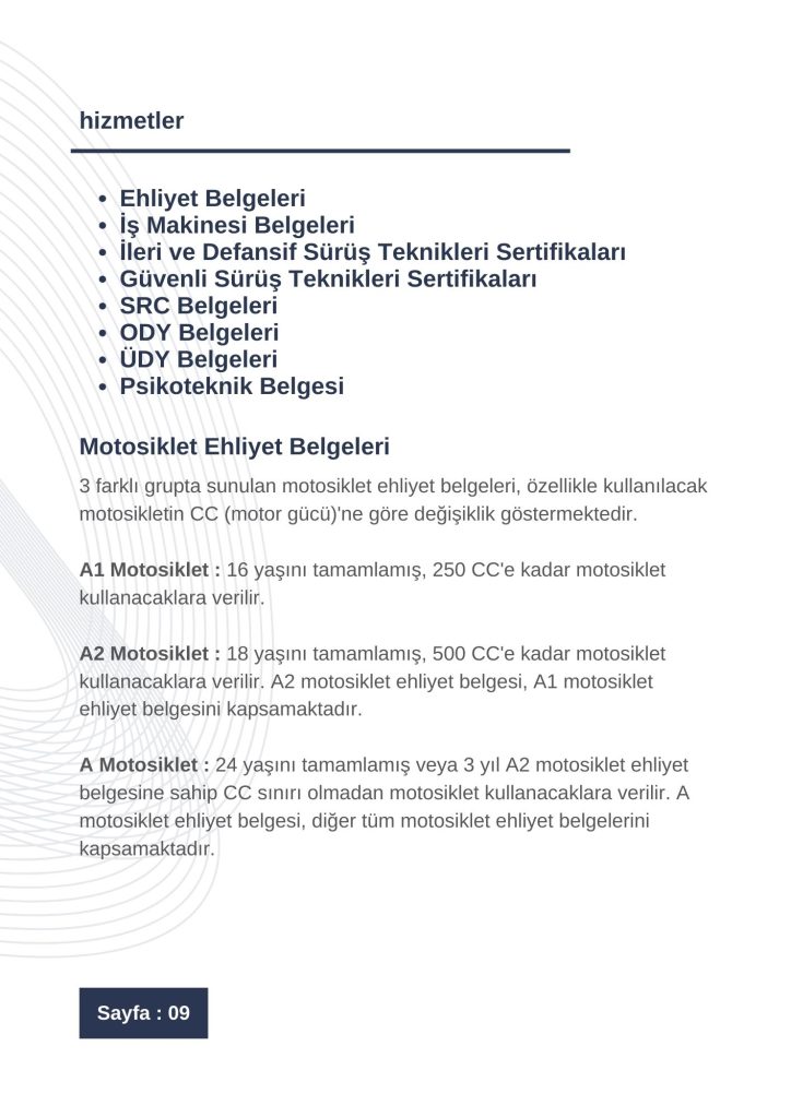 MCO Drive Akademi Tanıtım Kataloğu