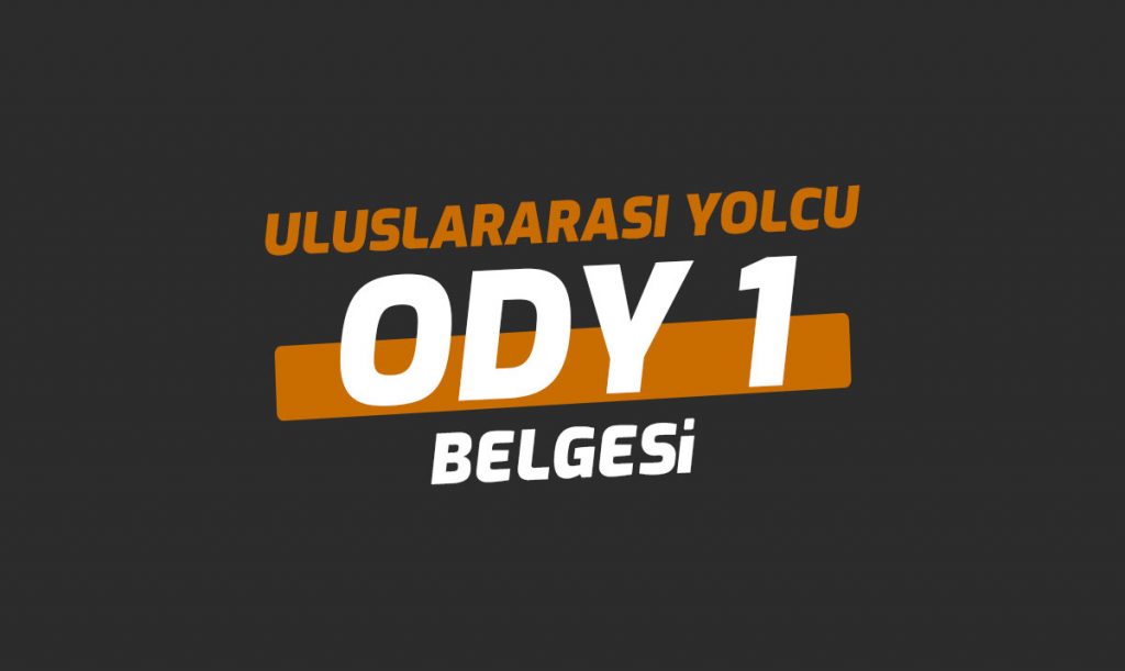 ODY 1 Belgesi