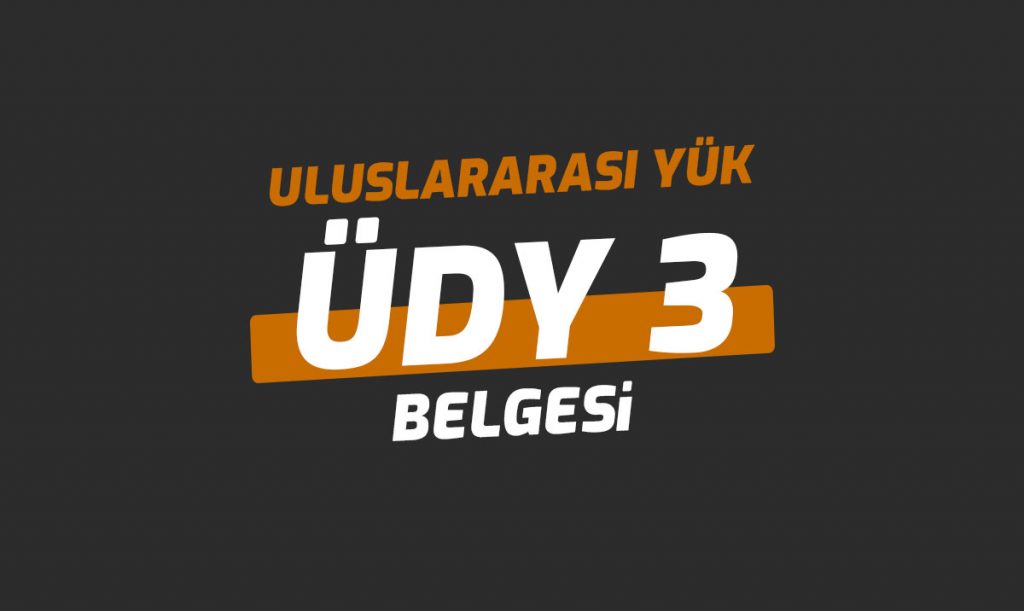 ÜDY 3 Belgesi